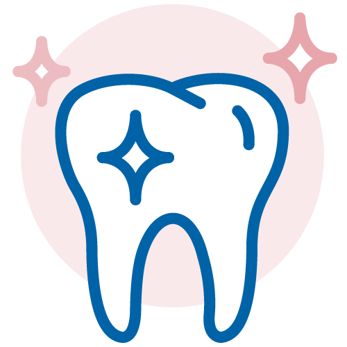 Healthy tooth. Illustration.