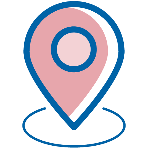 Location pin. Illustration.