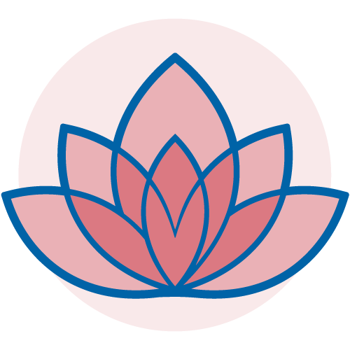 Blooming lotus flower. Illustration.