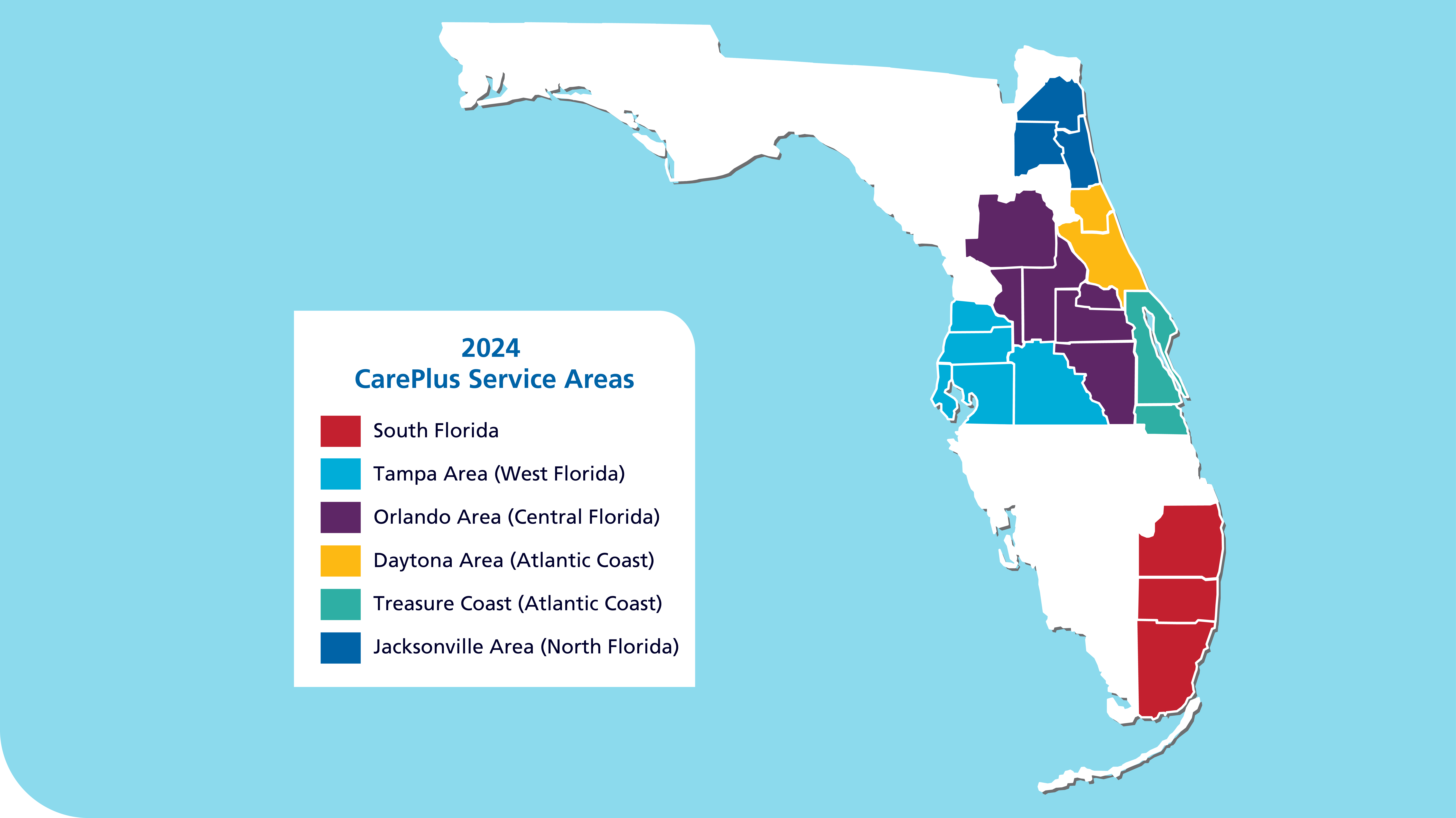Service Areas CarePlus Health Plans